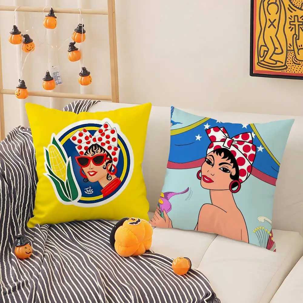 A-Aesthetic Art Venezuela Pillow Case Sofa Living Room Bedroom Double-sided Printing Square Cushion Nap Time Cushion Cover Y251110
