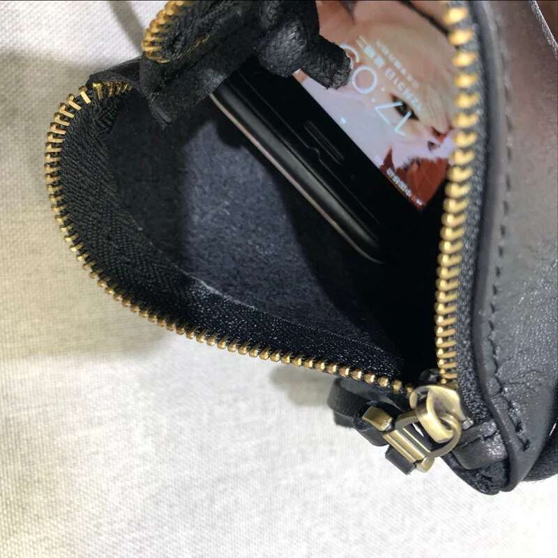 Women Genuine Leather Messenger Crossbody Flap Small Clutch Wallets Shoulder Bag Black Purse Handbag Female Mobile Phone Bag