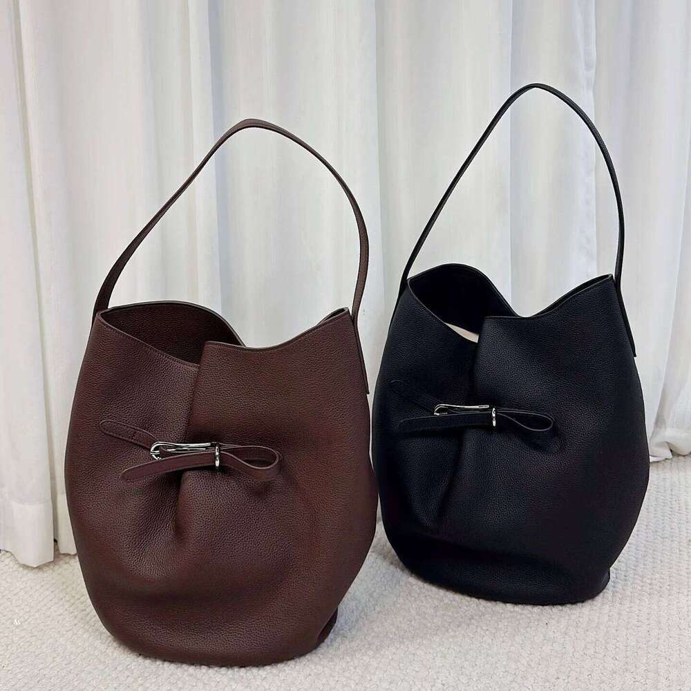 First Layer Cow Bucket Tote New In Design Suede Leather Women's Large Capacity Portable Shoulder Bag For Women 251110