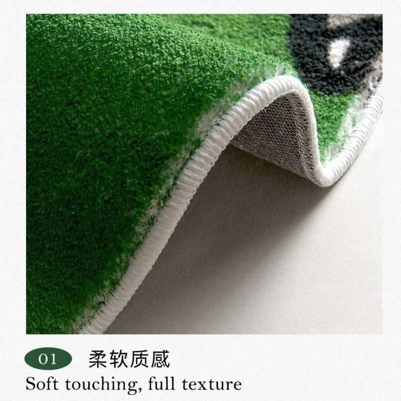 Light Luxury Carpets for Living Room Modern Style Bedroom Decor Plush Carpet Fluffy Soft Leopard Print Rug Home Non-slip Mat Y251110