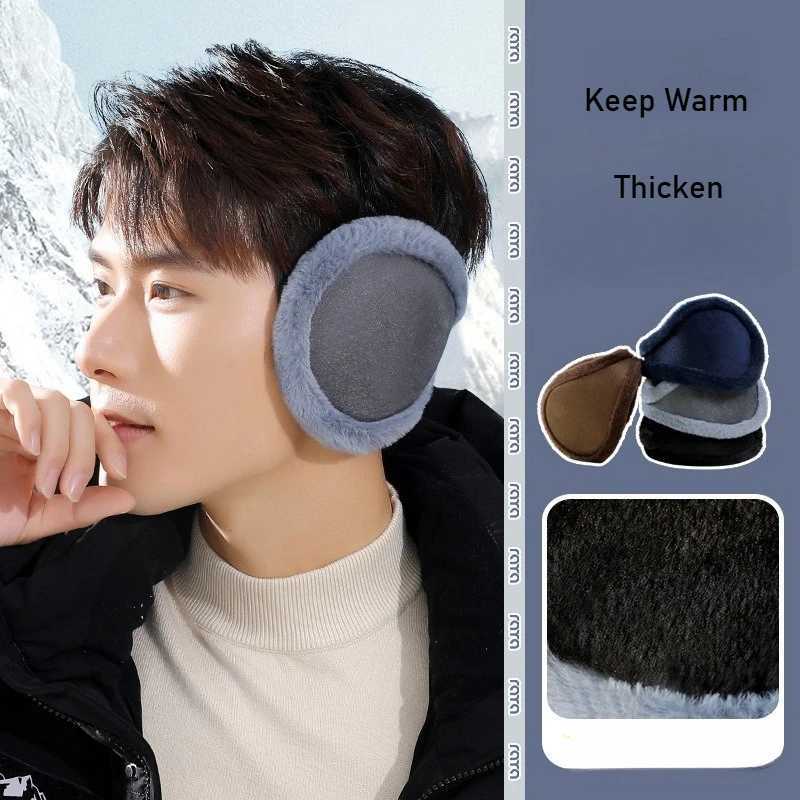 Winter Unisex Warm Fur Earmuffs for Men Women Velvet Ear Muffs Thicken Warmer Ear Cover Outdoor Cycling Ski Plush Ear Protector W251110