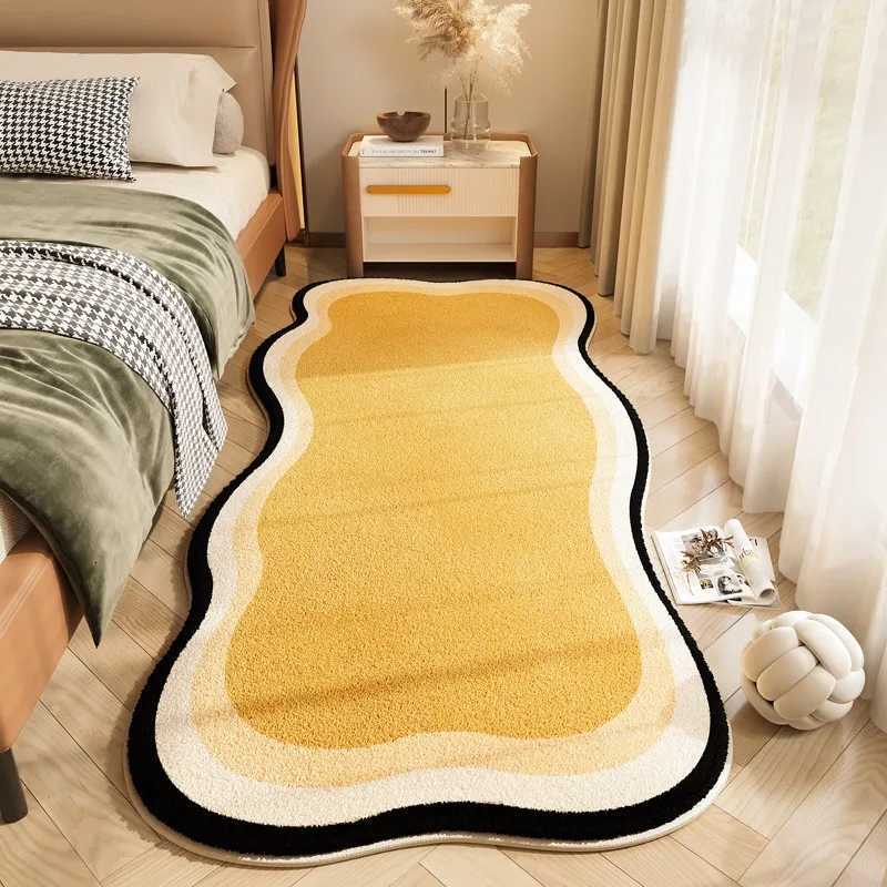 Irregular Bedroom Bedside Rug Soft Non-slip Floor Mat Carpet for Living Room Sofa Coffee Table Plush Bathroom Footmat Tapis Y251110