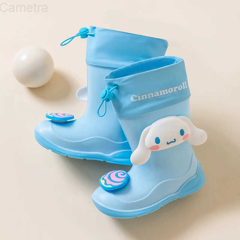 Sanrio Sanrios Cartoon child Rain boots Boy Anti-slip Girl student Water shoes water proof rain boots kids Cinnamoroll Anime figure H251110