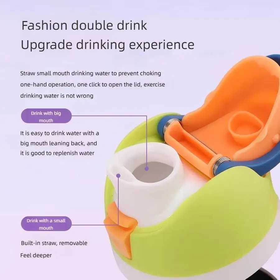 Fashionable cup 24oz Thermos Cup Space Kettle Double-Layer Stainless Steel Water Bottle for Outdoor Sport Camping Sports Premium optics portable Y2511