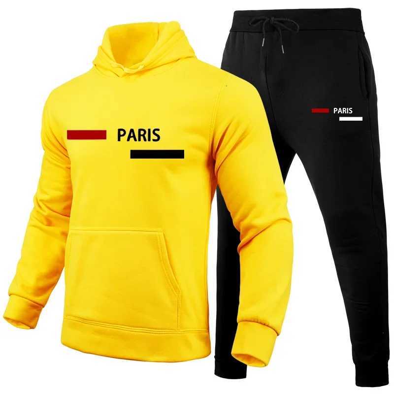 Fashion Mens Tracksuit Casual Print Sweatshirts Streetwear Outdoors Sports Jogging Mens Clothing 2025 Single Piece Hoodies Pants W251110