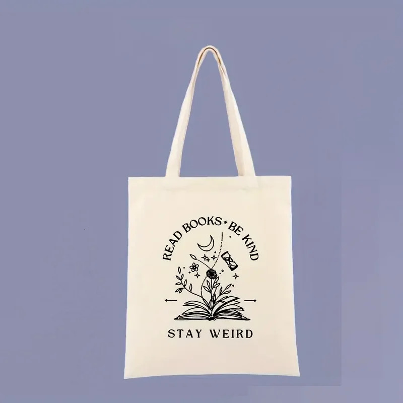 Read Books Be Kind Tote Bag Durable Reusable for Women Multipurpose Commute Shopping Yoga Eco Perfect Daily Use Gifts 251110
