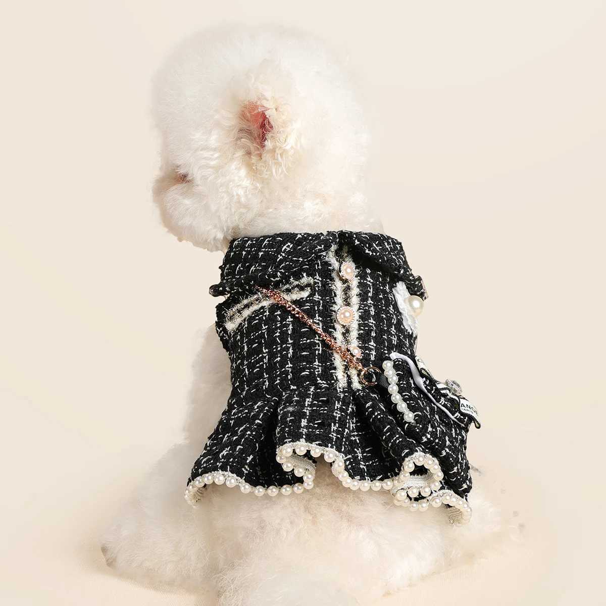 Pet Clothes Cat Dog Dress Main Style with Backpack Autumn and Winter Thickened Warm Clothing J251110