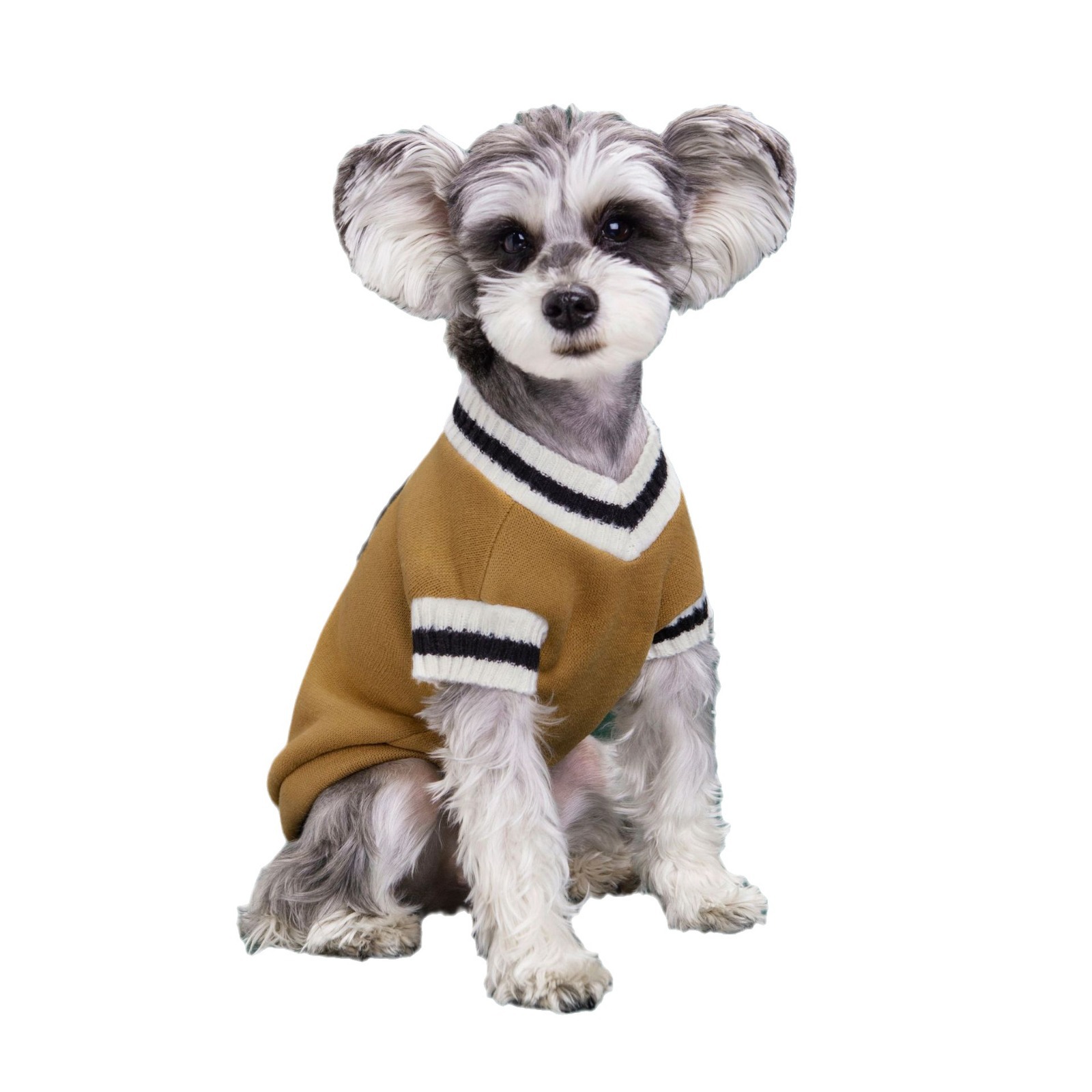 Free shipping Pet Supplies Dog Coats Jackets Autumn Winter New Knitted Vest Pet Clothes Vneck Tank Top Teddy Bomei Fashion Dog Clothes