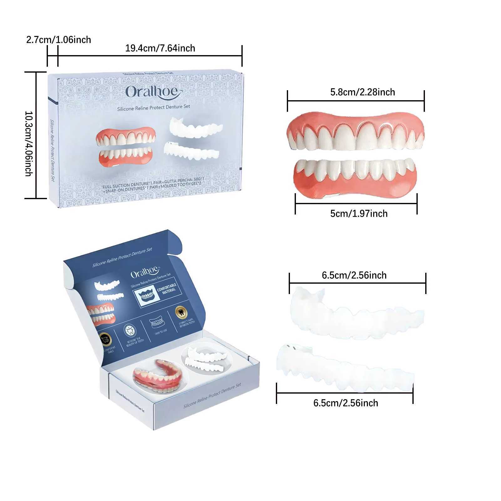 New Arrival 3D Adjustable Denture Kit - Low Allergy Cosmetic Teeth for Instant Smile Correction and Daily Comfort Z250410