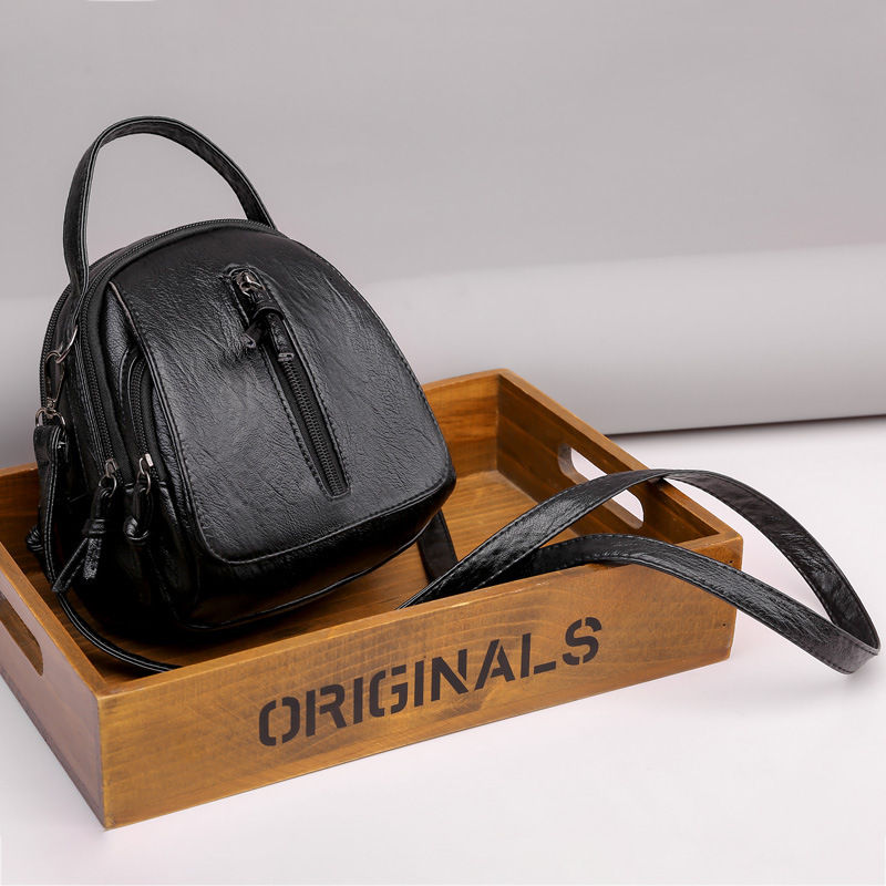 Women's Crossbody European and American Fashion Trend New Phone Soft Leather Texture Multi-compartment Shoulder Bag Coin Purse