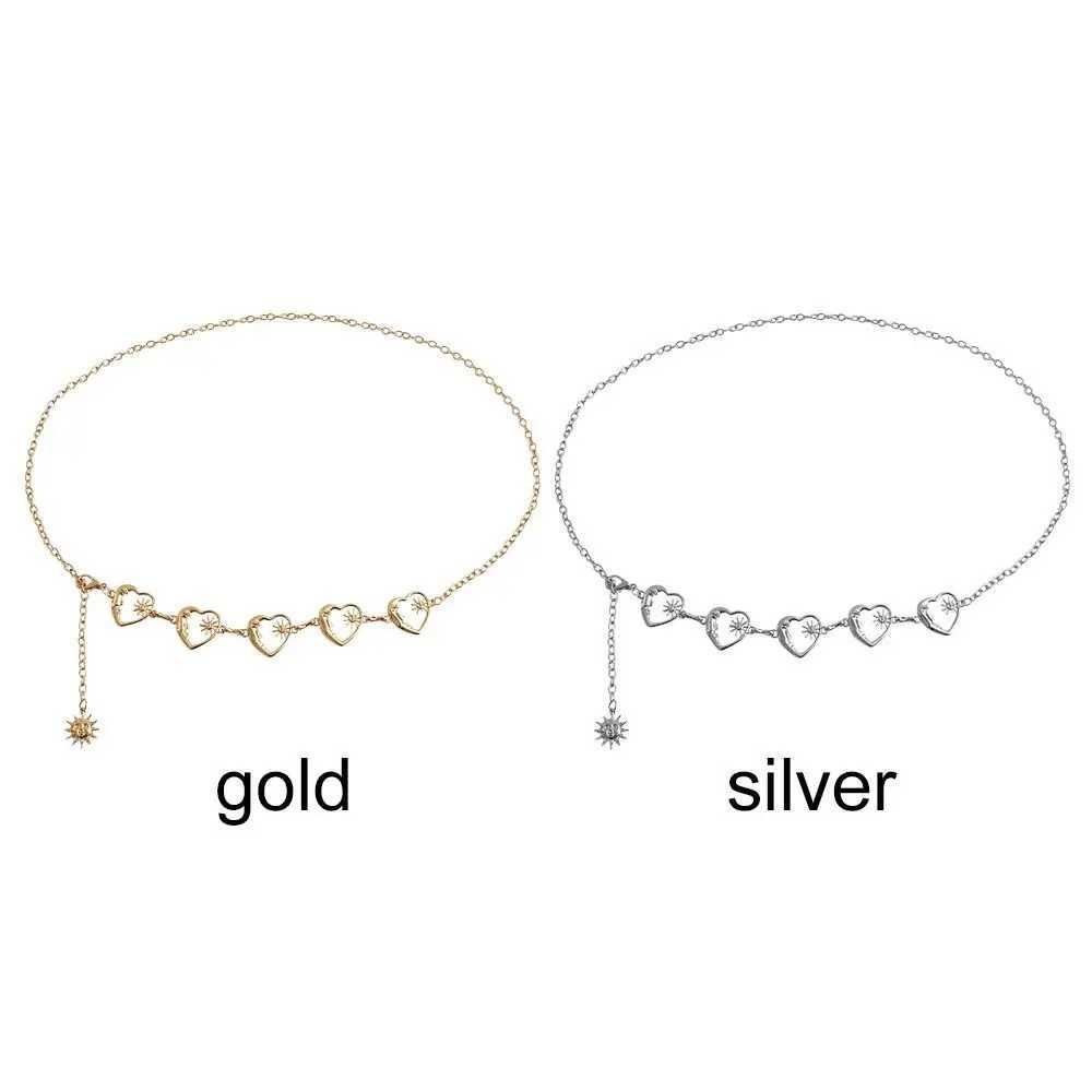 Punk Hip Hop Full Match Waist Chain Love Retro Metal Wand Strap Retro Dress High Waist Chain Strap X250410