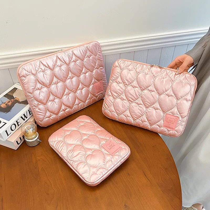 Macaron Laptop Tablet Sleeve Bag For Ipad Air6 Pro11/10.9/10.5/10.2/9.7 13.3 13.6 14 15 15.6 16 Inch Inner Bag250403