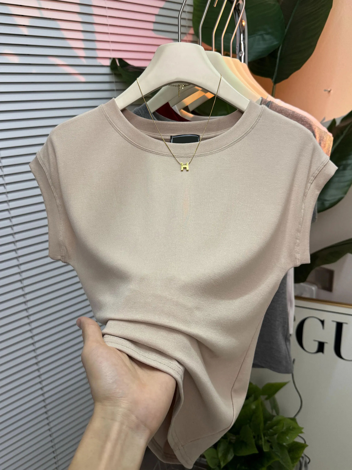 Raglan sleeves summer short sleeved T-shirt round neck red elastic oversized Korean fashion womens top 250410