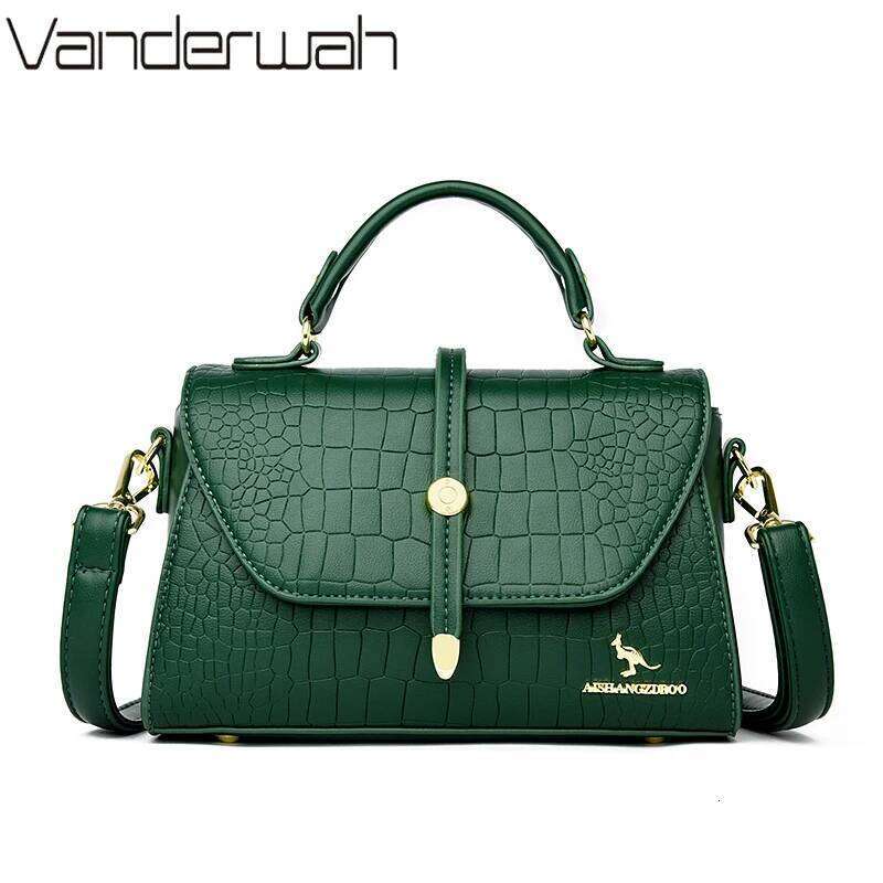 2024 Brand Crocodile Leather Crossbody Bags For Women Female Shoulder Messenger Sac Luxury Designer Ladies Handbags And Purses
