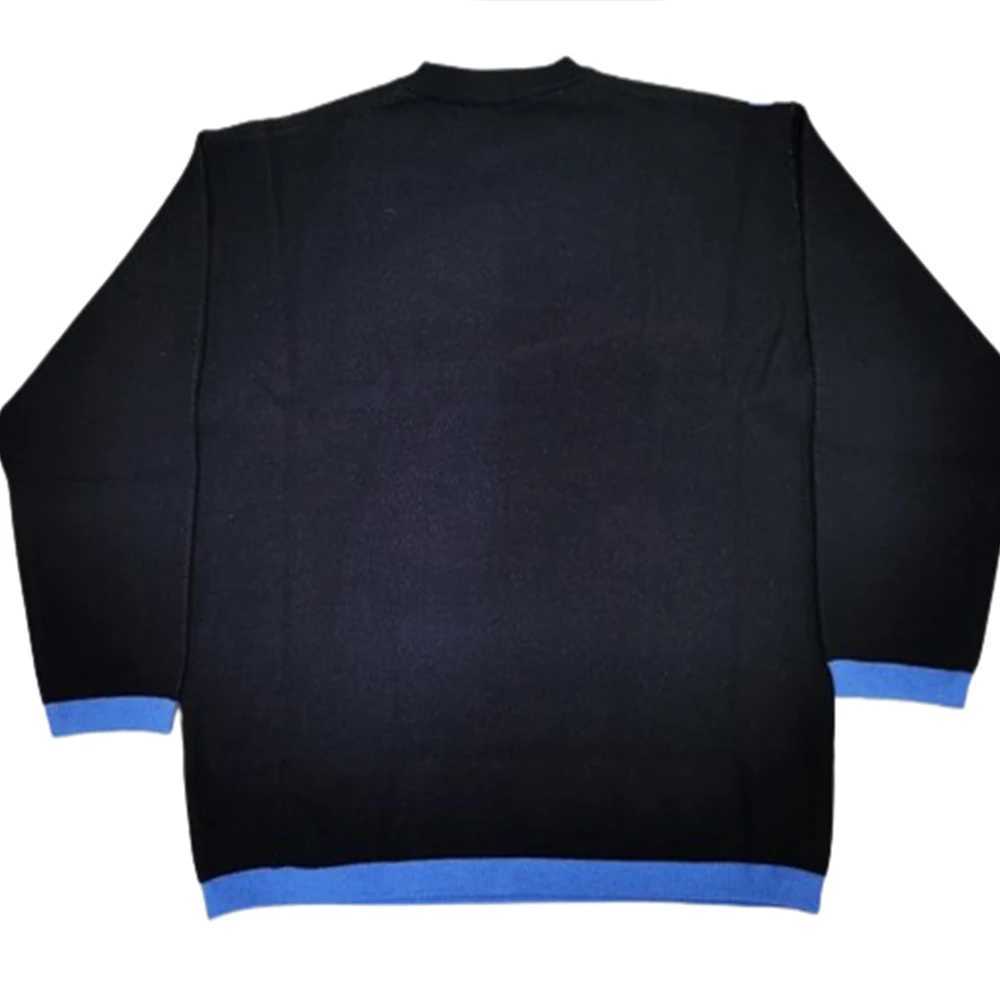 Fashion Y2K European and American men and women round neck personality traf street knitting pattern long sleeve loose sweater warm hip-h Y251110