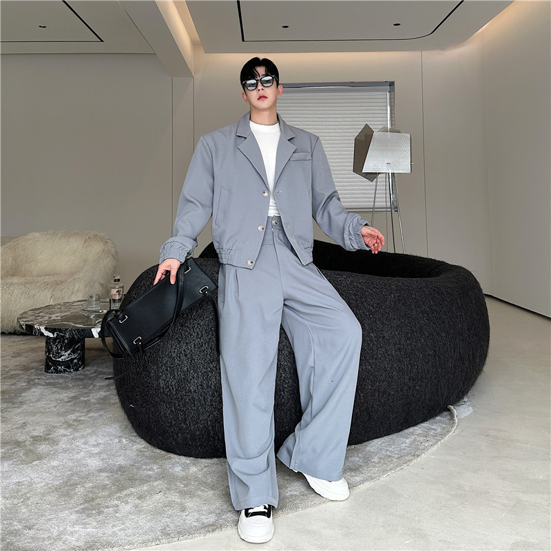 25 Spring New Trendy Fashionable Personality Loose Fit Wide-Leg Design Suit CF28-5215 241204