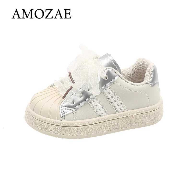 Girls Soft Bottom Anti-Slip Casual Sports Shoes Spring Autumn Style Learning to Walk Shoes Childrens Shell Head Leisure SneakeT251110