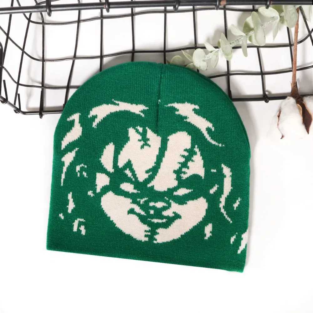 2025 Fashion Hat Knitting Beanies Goth Caps Men Women Y2k Winter Pop Harajuku Vintage Warm Hip Hop UnisexXJ251110