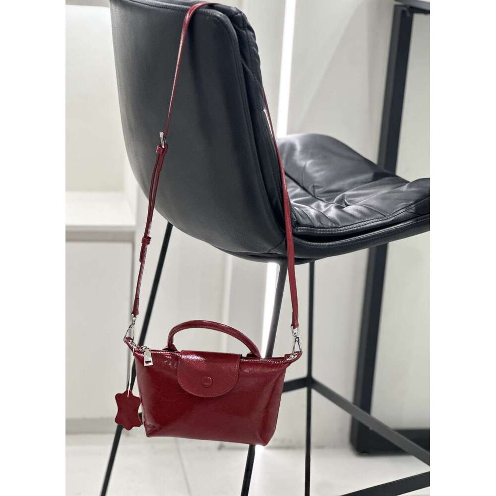 Leather Women S New Mini Dumpling Top Layer Cowhide Shoulder Crossbody Phone Bag Coin Purse High Quality