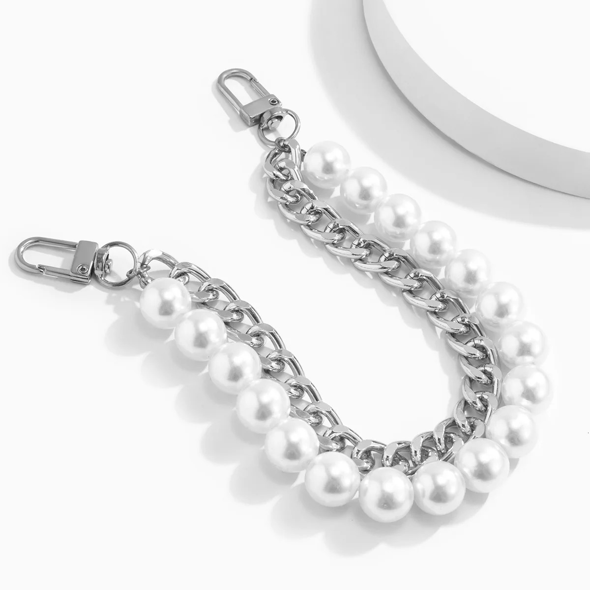 24cm Pearls Chain Strap For Handbag Fashion Accessories For Handbags Handles For Handbag Pearl Bag Chain Metal Chains 251110