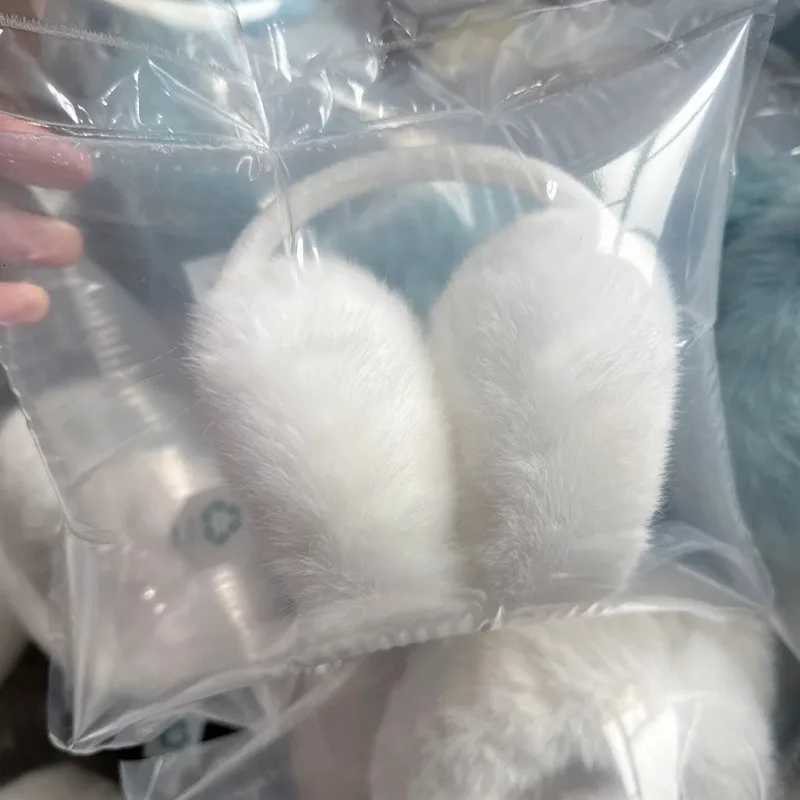 2025 Winter Solid Color Soft Plush Ear Warmer Earmuffs Warm Windproof Ear-Muffs Folding Earflap Ear Cover Outdoor Christmas Gift W251110