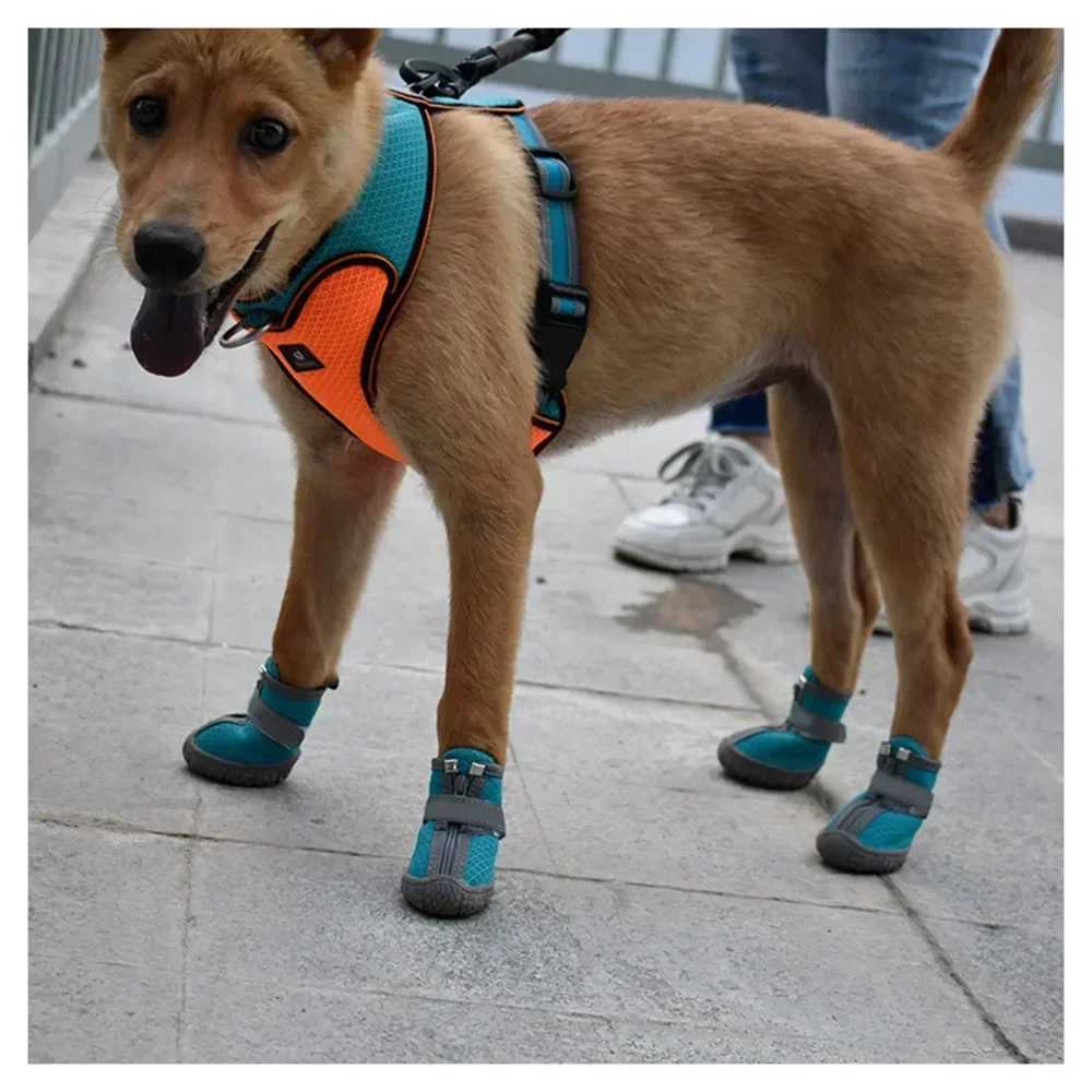 New Arrival Waterproof dog shoes are used for hot paving pet boots and paw protectors for small and medium-sized dogs and anti slip for hardwood floor