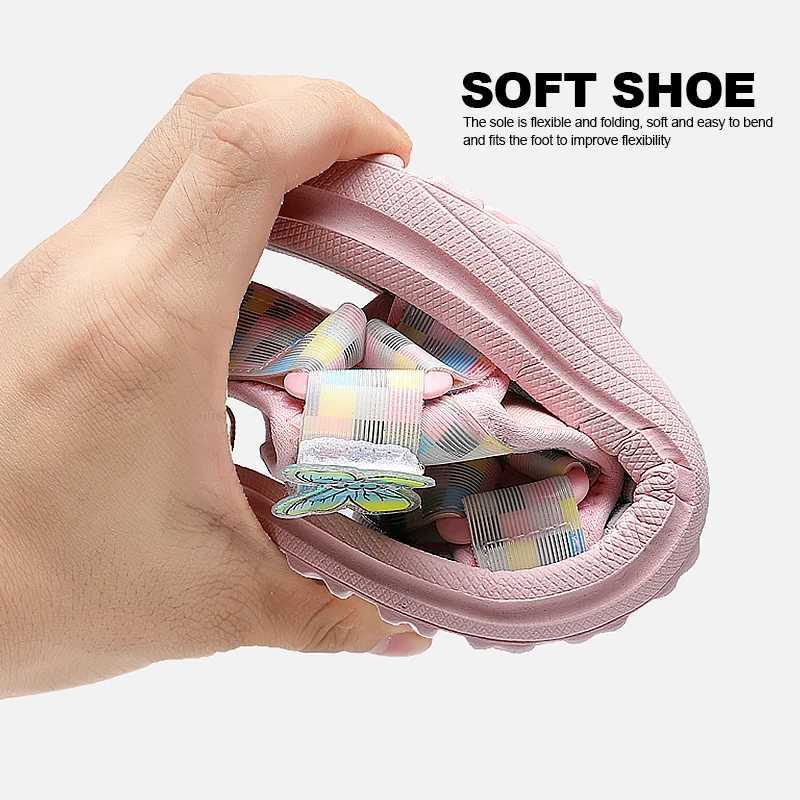 Summer childrens sandals for boys and girls soft anti slip princess shoes for toddlers cute candy breathable and comfortable casual sandals for babies
