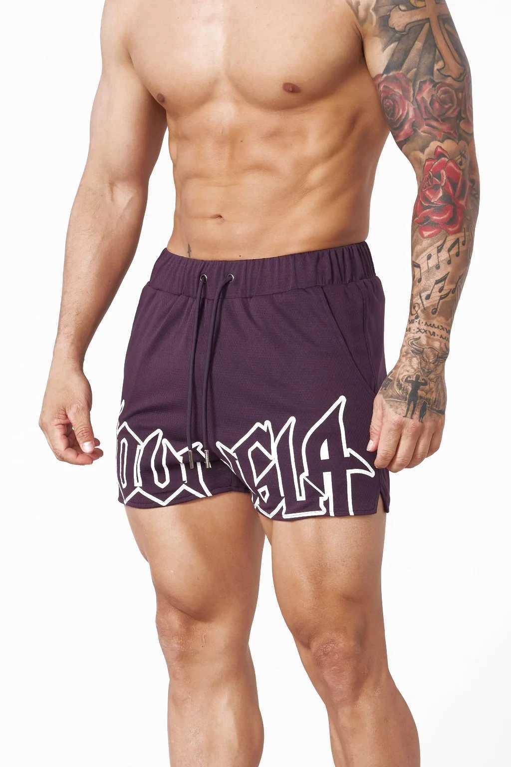 Gym sports mens shorts American style Ya clothing brand jogging outdoor running basketball training shorts beach shorts fitness X250410