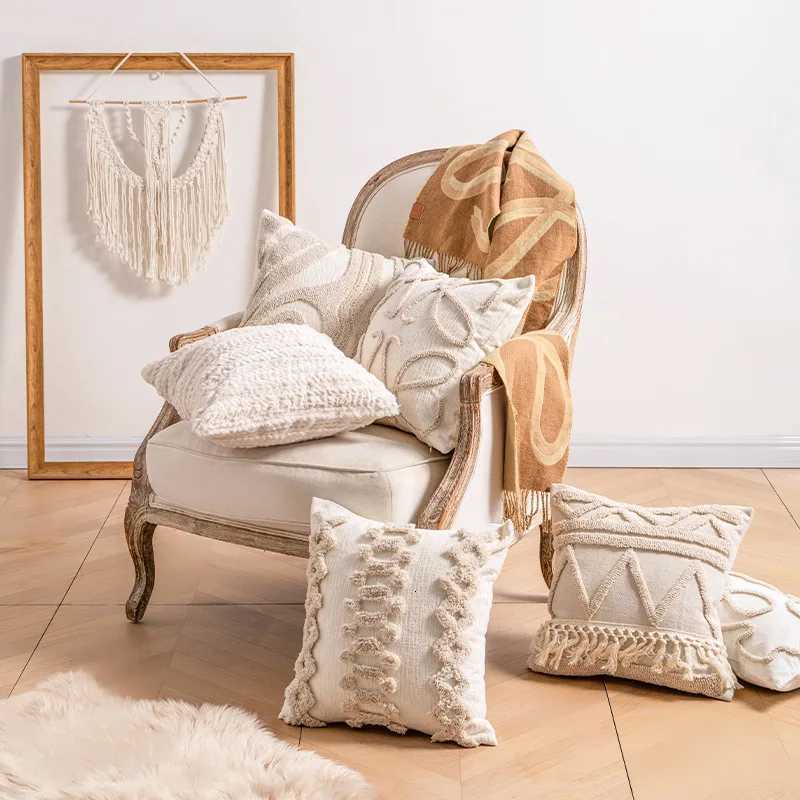 Home Accessories Bohemian Striped Pillow Case Beige Modern Luxury Sofa Cushion Case Home Decor Throw Pillow Case Y251110