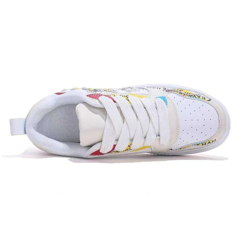 Jifffly 2025 Designer Crayon Shin-chan Collaboration Men's Summer Versatile Ins Trend Thick-Soled Height-Increasing Sneakers