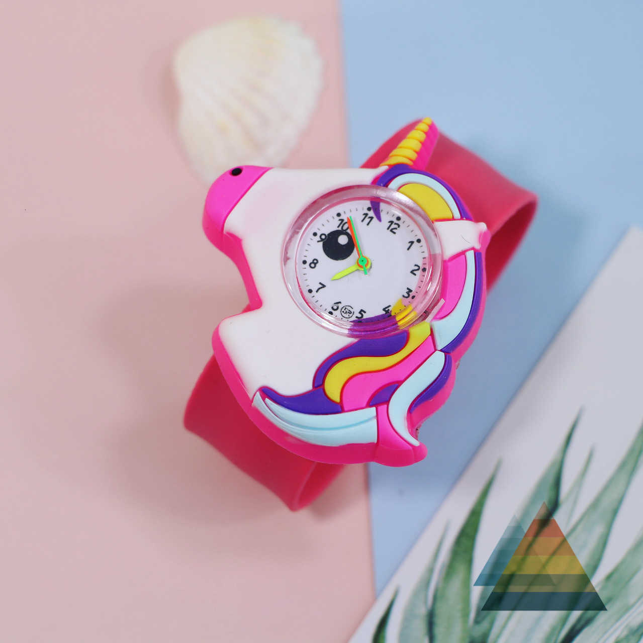 200 Style Animals Shark Unicorn Watch Kids Toys Children Quartz Watches Silicone Slap Belt Child Clock Baby Watch Christmas Gift Y240809