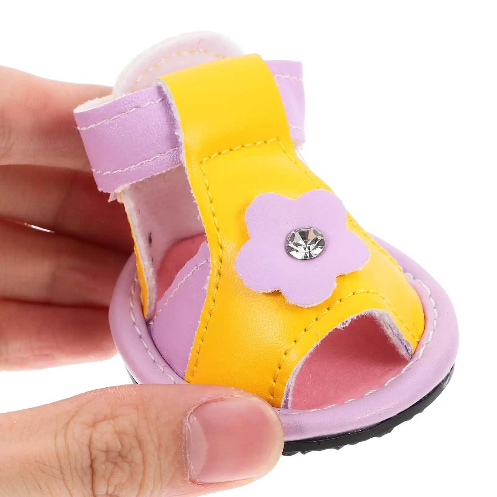Boots pets dog sandals mini dog slippers Pu puppy breathable shoes hot paving T2504010