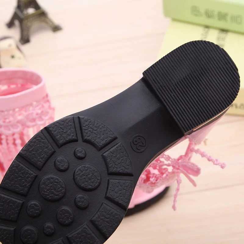 Girls shoes sandals childrens shoes summer new fashion girls princess shoes soft soles Roman shoes student sandals Z250410