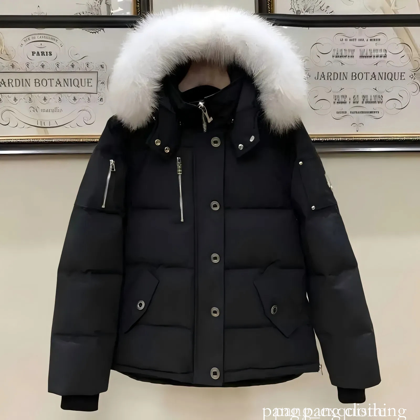 2025 Doudoune Coat Zipper Parkas coat Moose HoodieMen Winterjacke Outerwear Puffer Coat Mens Coat moose dea