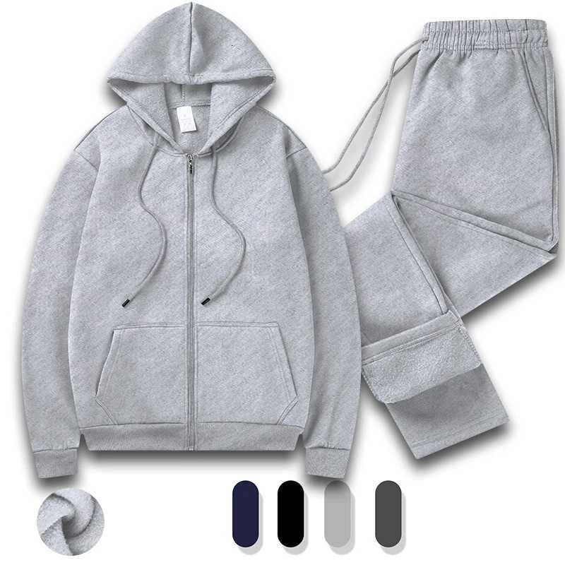 Mens Tracksuits Sweatsuits Athletic 2 Piece Sets Hoodie Jogging Track Sweat Suits Full Zip Warm Up Outfits W251110