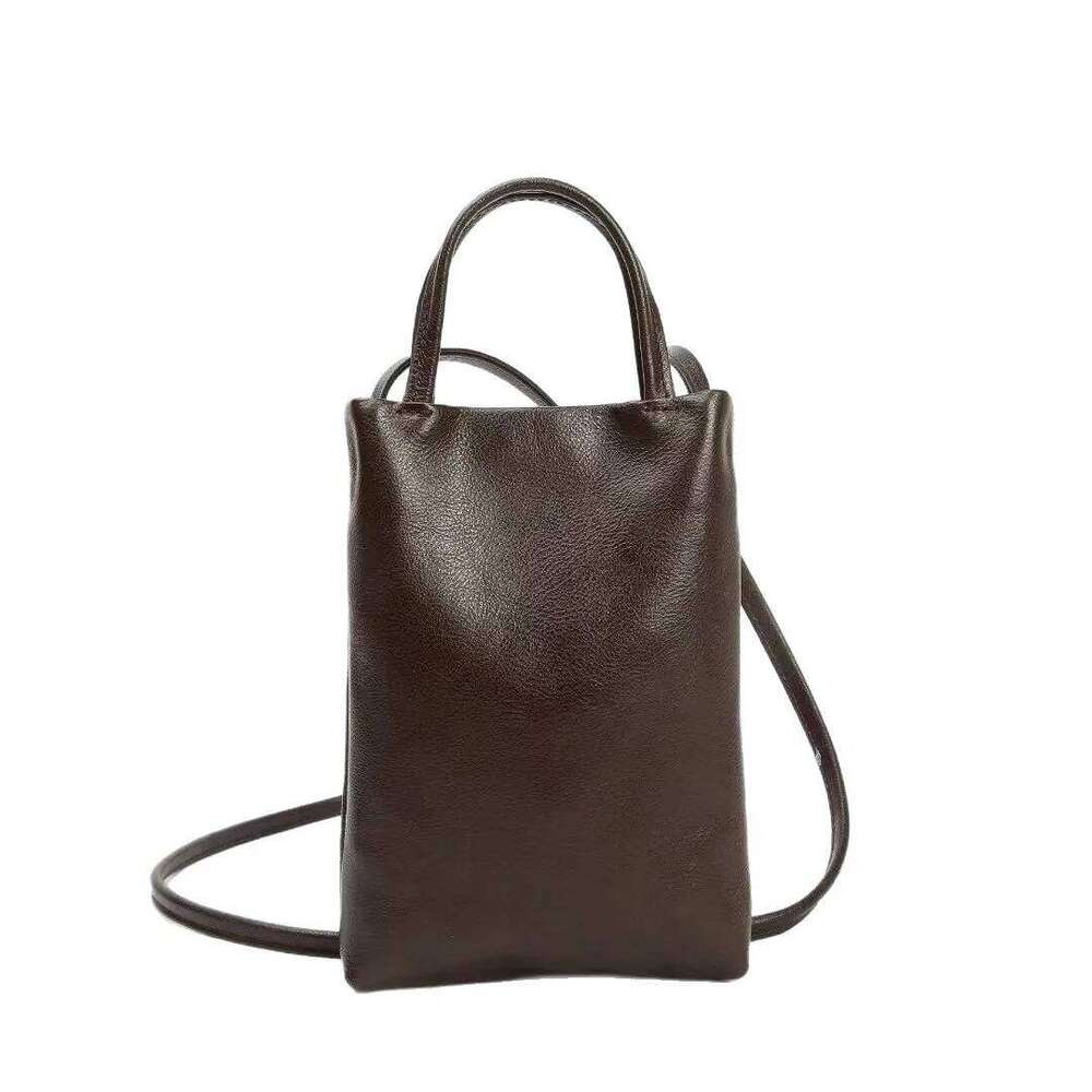 designer bag tote bag 2025 New Genuine Leather Mobile Phone Crossbody Handbag Shoulder Bag