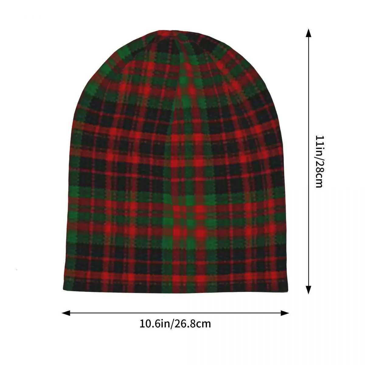Clan Moffat Tartan Men Women Adult Beanies Caps Knitted Bonnet Hat Warm Hip Hop Autumn Winter Outdoor Skullies HatsXJ251110