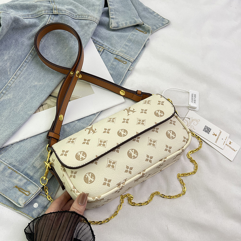 Designer Bag Fashion Leather Chain Stylish High-End Shoulder Bag Classic Letter Wallet Women's Underarm Bag Mini Versatile Handbag Luxury Tote Fa