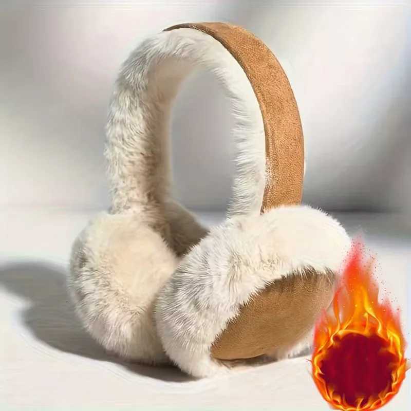Plush Women Winter Earmuffs Foldable Soft Ear Warmers for Outdoor Activities Cold Weather Elegant Fashion Accessory Suitable W251110