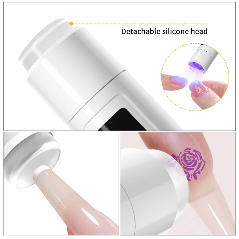 Professional Nail UV LED Lamp Desk With Display Rechargeable Portable Mini Nail Dryer Stand UV Lamp for Nails Art Removable