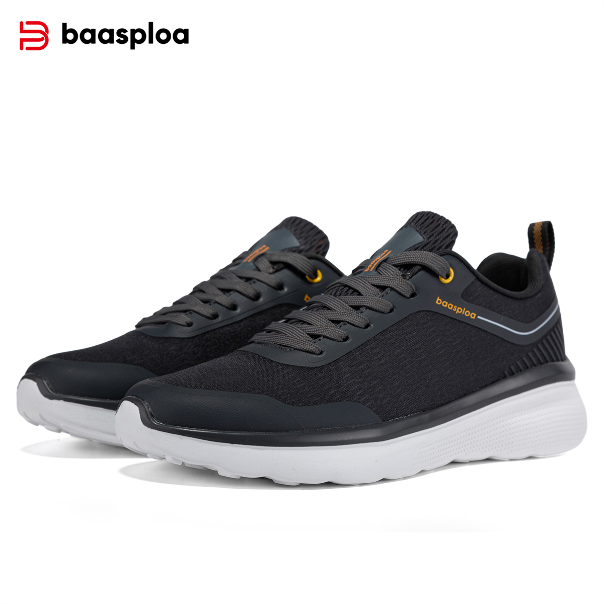 Baasploa Mesh Breathable Sneakers Running Shoes Lightweight Men Sports Shoes Male Outdoor Casual Shoes