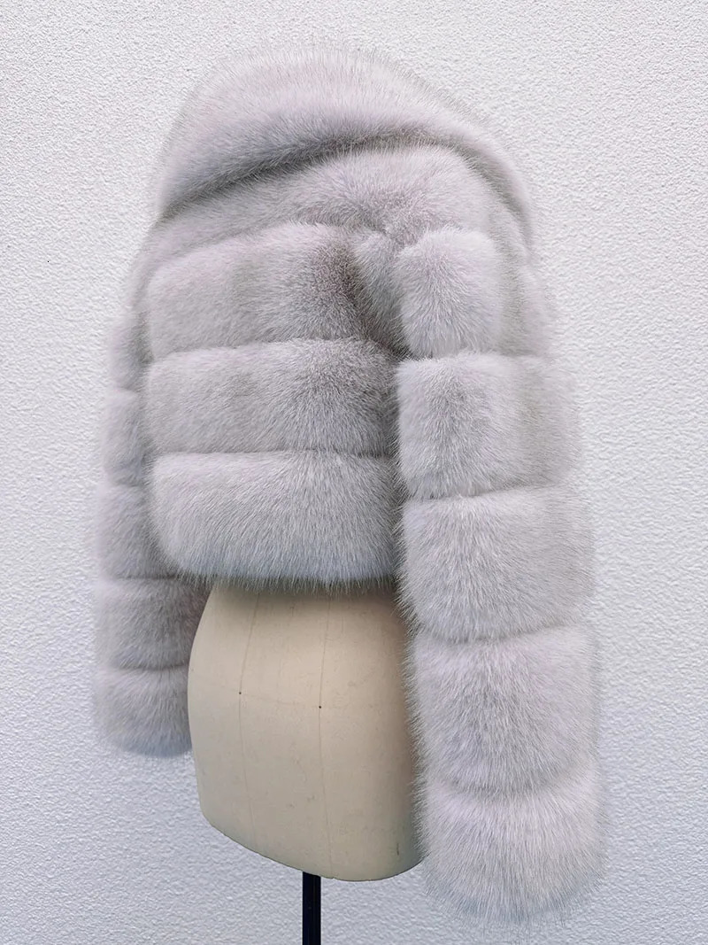 ZADORIN y Big Collar Spliced Cropped Faux Fur Coat Woman Clothing Thicken Furry Jacket Winter Coats Top Mujer 251110