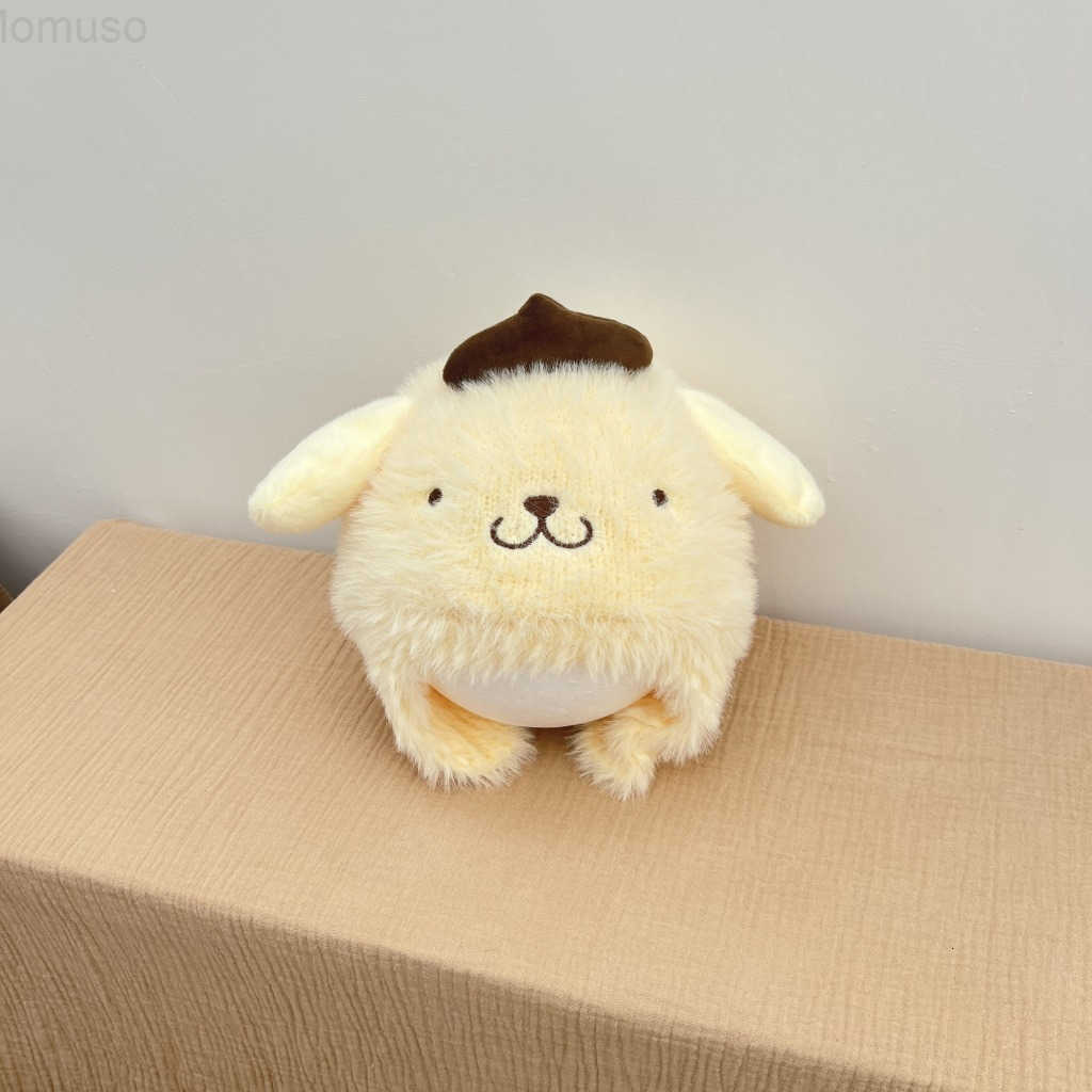 Sanrio Official Kuromi Plush Hat Autumn Winter Fleece-Lined Childrens My Melody Warm Ear Protection Hat for Girls H251110