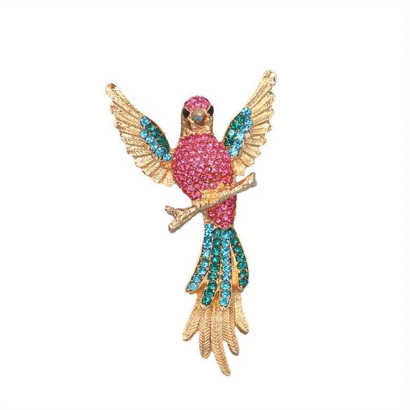 Fashionable High-end Personality Elegance Creative Rhinestone Hummingbird BroochW251110