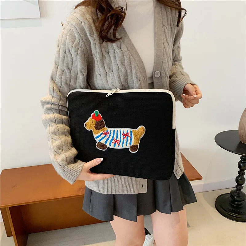 Computer Accessories Ins Cute Laptop Sleeves 13.3 14 15 15.6 Inch Cover For Air13.6 Pro16 Ipad 11 Shockproof Pouch Bag250403
