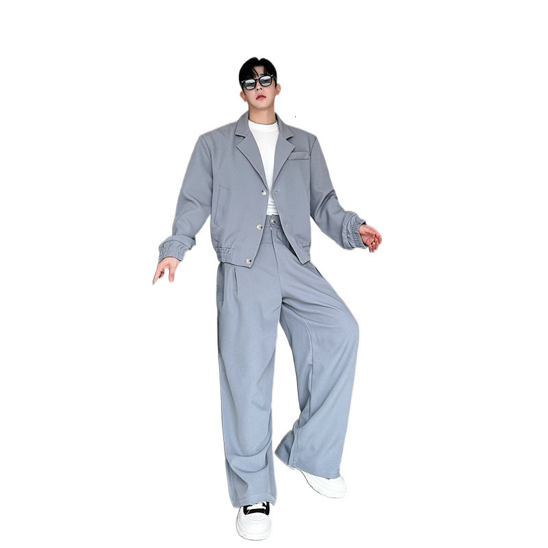 25 Spring New Trendy Fashionable Personality Loose Fit Wide-Leg Design Suit CF28-5215 241204