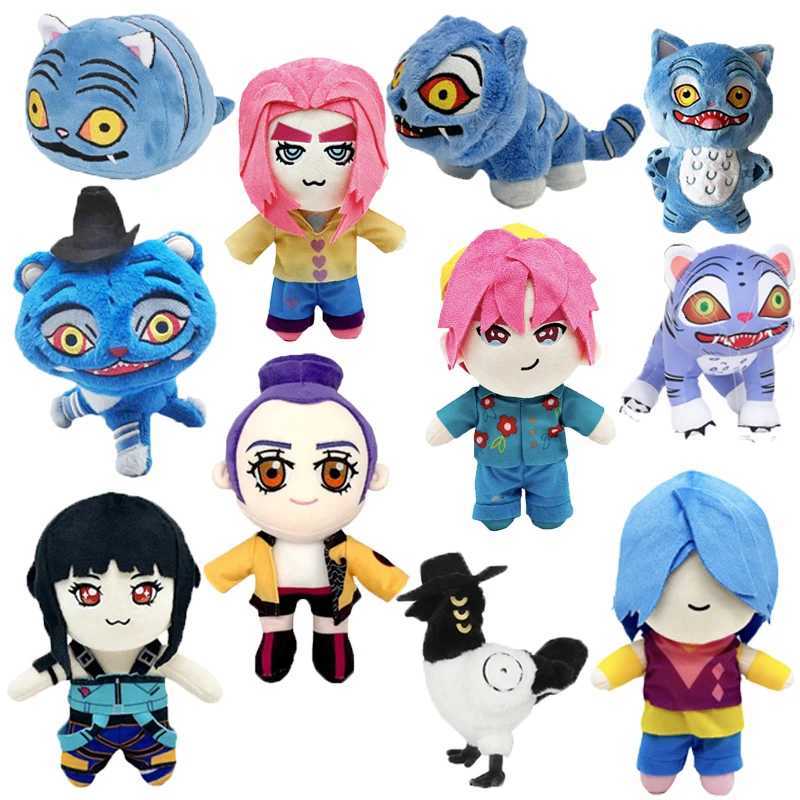 New Kpop Demon Hunters Tiger Plush Cute Cartoon Bird Plushie Kawaii Anime Stuffed Doll Soft Decor Pillow Toy Gift For Girl Kids Z251110