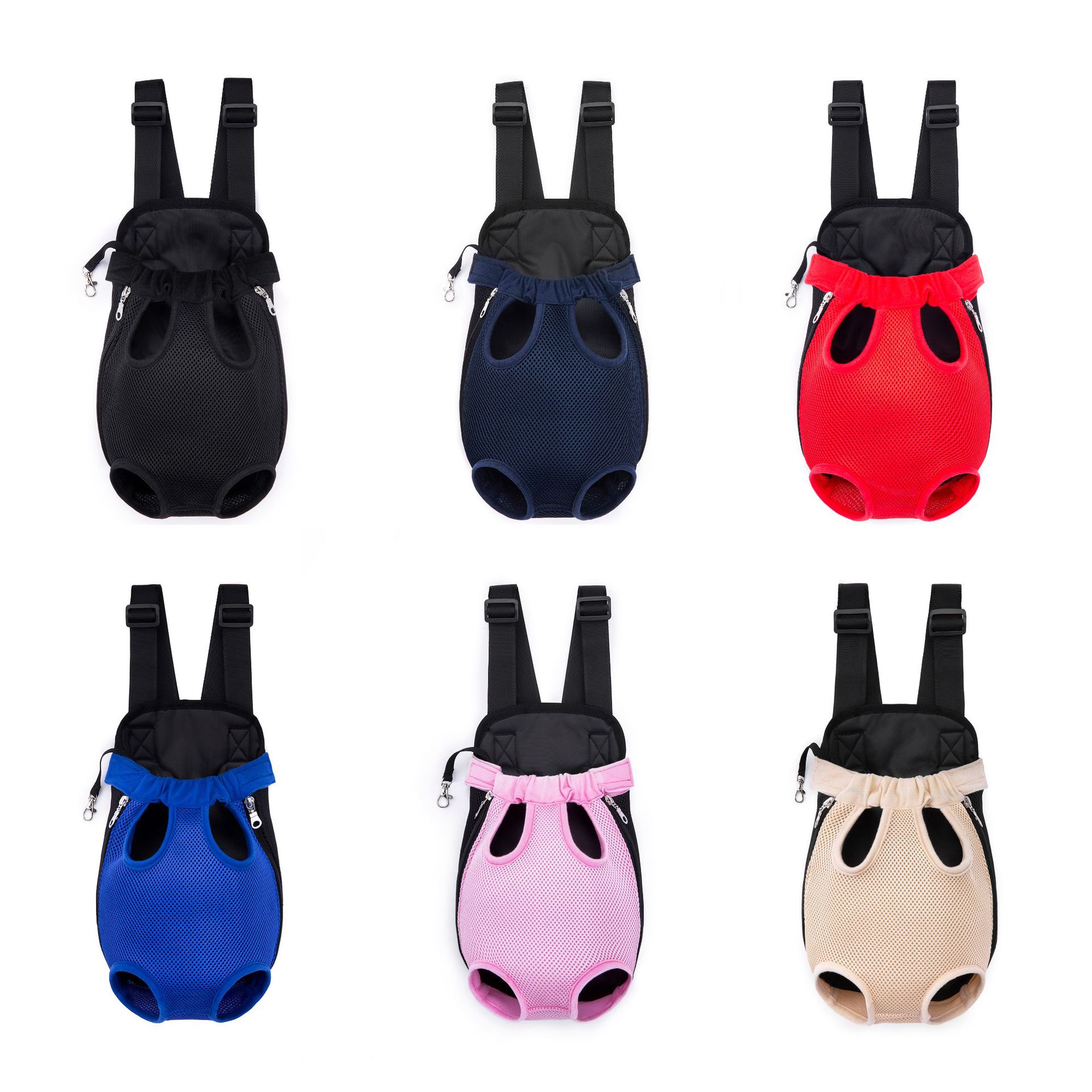 Free shipping Pet Supplies Dog Coats Jackets New Pet Chest Cat Dog Backpack Mesh Breathable Comfortable Backpack Handheld Portable Bag