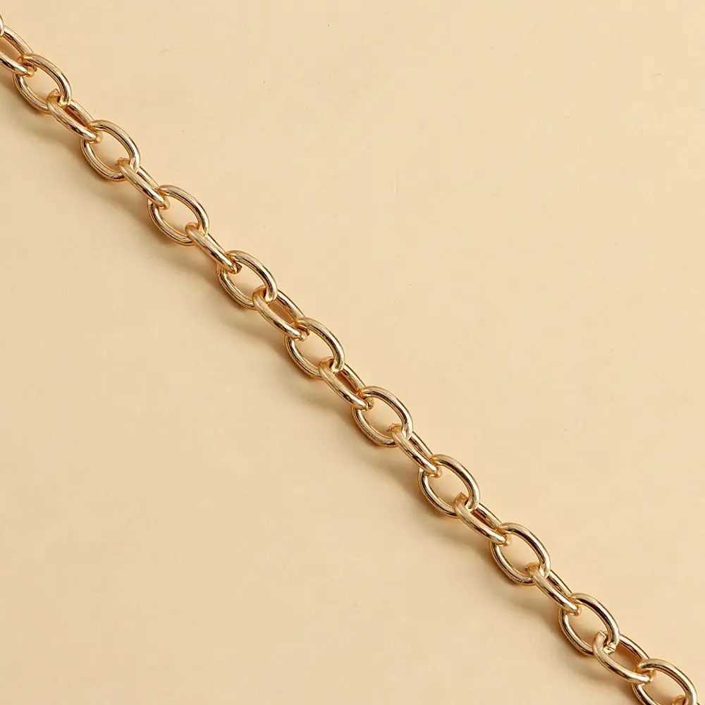 Punk Hip Hop Full Match Waist Chain Love Retro Metal Wand Strap Retro Dress High Waist Chain Strap X250410