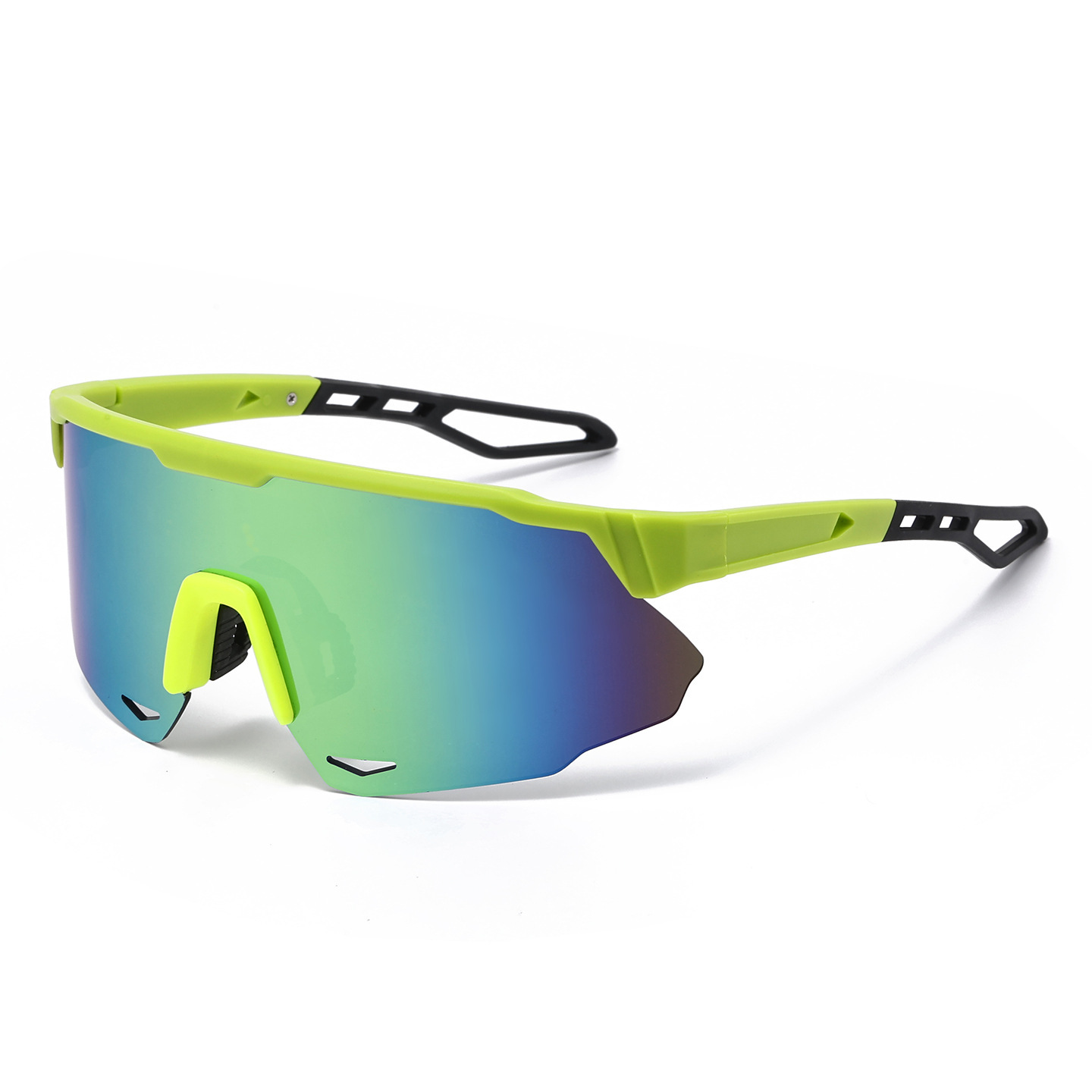 New Cross-Border European & American Style Vibrant Mountain Bike Cycling Glasses Outdoor Running Sports UV-Protective Coated Sunglasses
